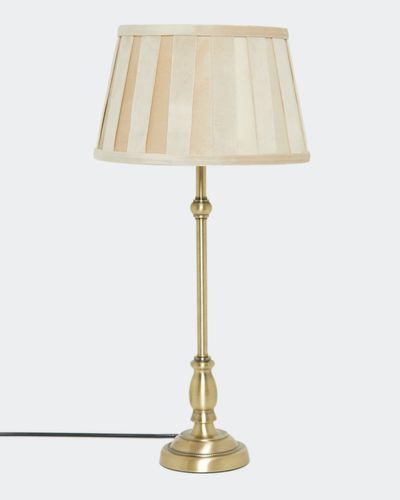 Paul Costelloe Living Velvet Pleat Shade Lamp
